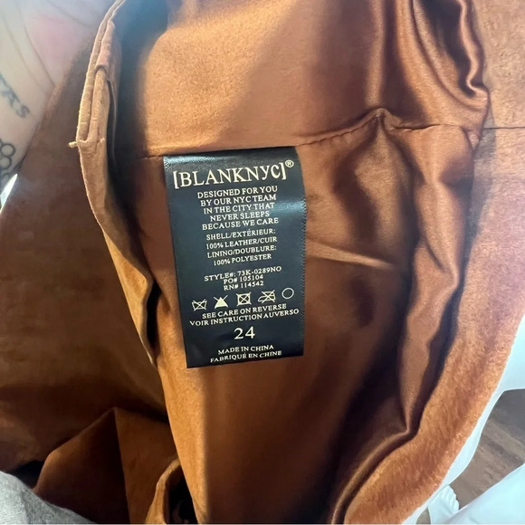 NWT Blank NYC El Dorado Leather Mini Skirt - Picture 13 of 13